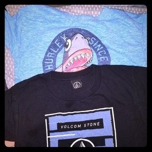 5T Volcom and Hurley shirt